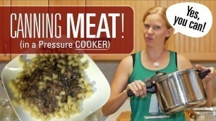 'How to Can Meat in a Pressure COOKER! (Food on a Boat)'