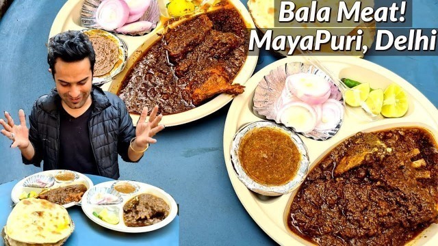 'Mayapuri Ka Famous MUTTON and CHICKEN KORMA at BALAMEAT | Delhi Street Food'