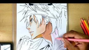 'Drawing Yukihira Soma (Food Wars) | Timelapse  400 subs special 