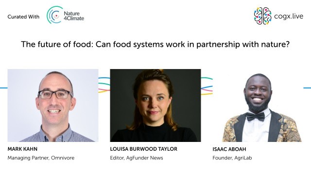 'The Planet & Smart Cities: The future of food: Can food systems work in partnership with nature?'