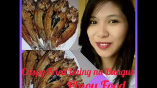 'Crispy Fried Daing na Bangus / Marinated Bangus /Pinoy Food'