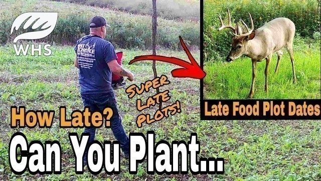 'How Late You Can Plant Food Plots'