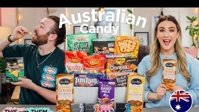 'British Siblings Try Australian Candy - This With Them'