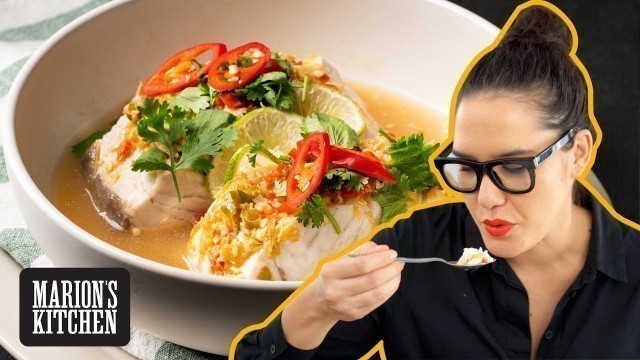 'Make this Thai steamed fish WITHOUT a steamer | Thai Steamed Fish with Lime & Garlic'