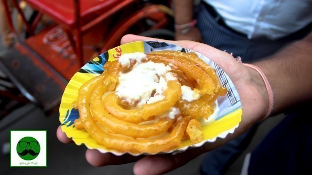 'Best Jalebi in Delhi? Indian Street Food Chandni Chowk Dussehra Special Old Famous Black Jalebi'