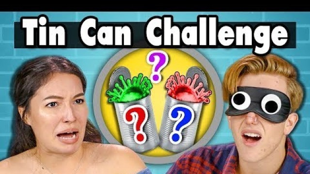 'TIN CAN CHALLENGE | Teens Vs. Food'