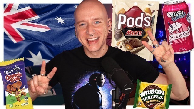 'Brit Trying Australian Candy & Snacks (Live Edition) | Extra Roly'