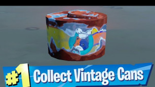 'Collect a Vintage Can of cat food at Catty Corner or Craggy Cliffs Location - Fortnite'