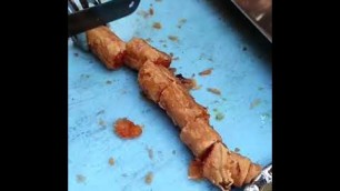 'Crispy Spring Rolls ||Gwalior street food || street food India #short #Youtubeshorts'