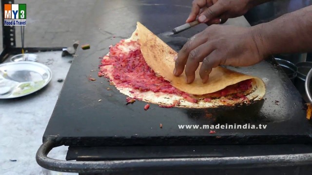 'Mysore Dosa - Easy To Make Dosa Recipe - Popular South Indian Breakfast Recipe | Indian Street Food'