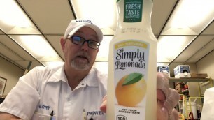 'Simply Lemonade All Natural 11%Lemon Juice #The Beer Review Guy'