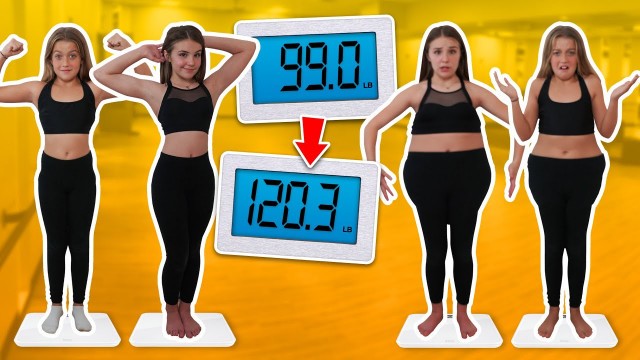 'WHO CAN GAIN THE MOST WEIGHT IN 24 HOURS!!! Eating Challenge **FOOD**