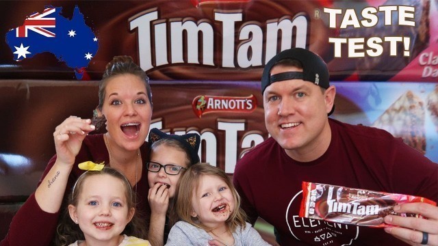 'WE TRY AUSTRALIAN FOOD FOR THE FIRST TIME! TIM TAM!'