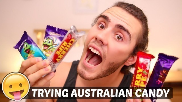 'TRYING AUSTRALIAN CANDY'