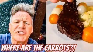 'Watch Gordon Ramsay react to my food!!'