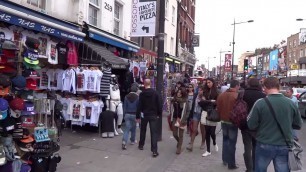 'Walking on Camden ( Market ) High Street, London - Sunday 21st April 2013 (in full 1080 HD)'