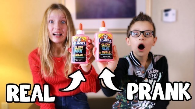 'REAL vs PRANK SLIME CHALLENGE!!!'