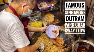 'FAMOUS SINGAPORE HAWKER FOOD - OUTRAM PARK CHAR KWAY TEOW'