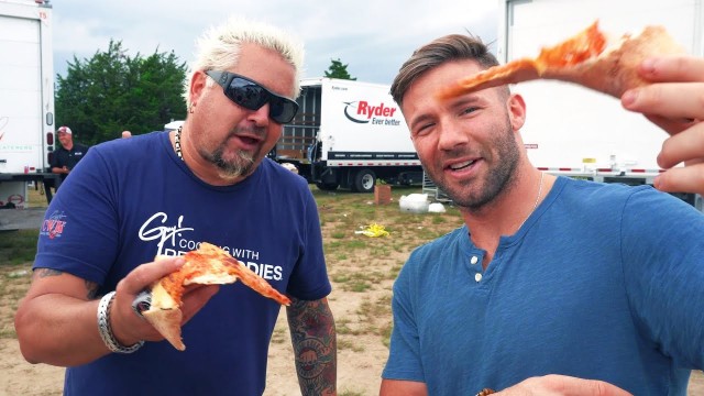 '(Julian Edelman & Guy Fieri) One Nibble Pizza Review - Craigsville Pizza'