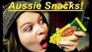 'Trying Australian Snacks!!'