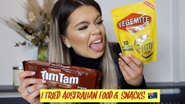 'TRYING AUSTRALIAN SNACKS *EMOTIONAL* | PAIGE'