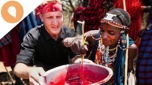 'GULPING DOWN RAW GOAT BLOOD - MAGICAL KENYA EPISODE #2'