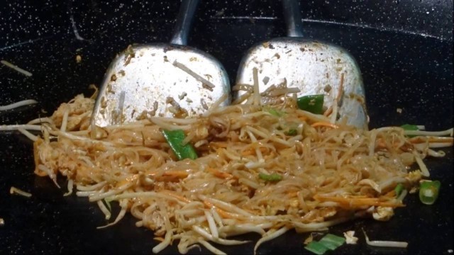 'Pad Thai & Satay Chicken - Thai Street Food in Stables Market, Camden, London.'