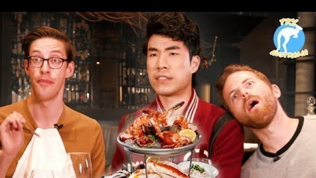 'The Try Guys Eat $1,200 Of Gourmet Seafood • Try Australia'