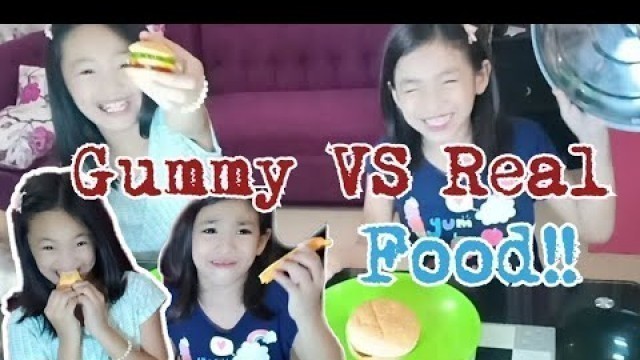 'Gummy Vs.Real Food Challenge!'