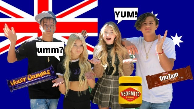 'Trying AUSTRALIAN Foods For The First Time?!? **Ft. Coco Quinn**'