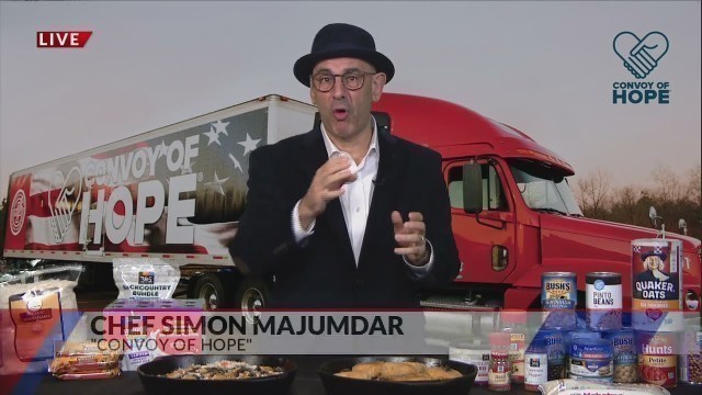 'Chef Simon Majumdar shares how you can help fight food insecurity in US'