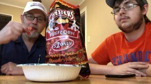 'Chester’s Flamin’ Hot Puffcorn # The Beer Review Guy'