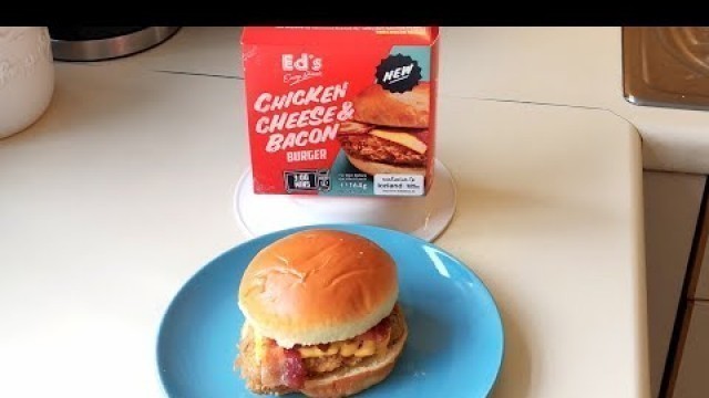 'Ed\'s Easy Diner Chicken Cheese & Bacon Burger | New | Iceland | Food Review'