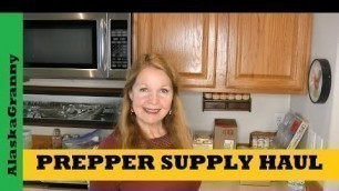 'Prepper Supply Haul - Stock Up On Food While You Can'