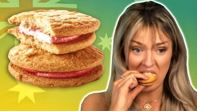 'Irish People Try Australian Cookies'