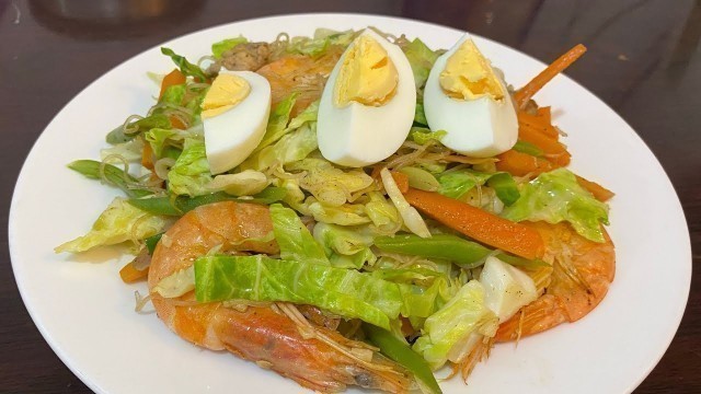 'PANCIT BIHON | Pinoy food | chicken recipe | shrimp recipe | Filipino food'