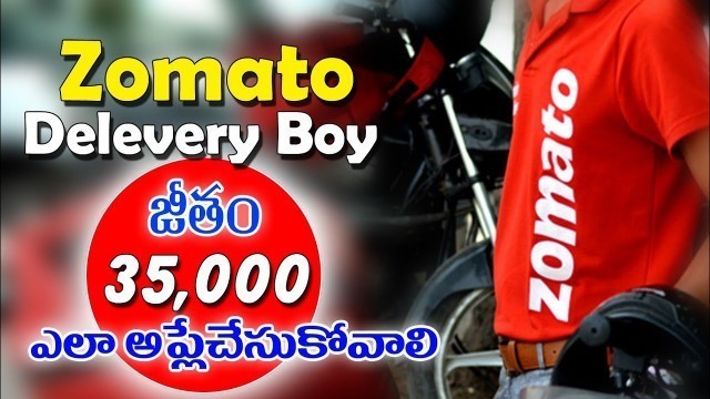 'Zomato delivery boy income & how to join | less work high profits'