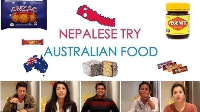 'NEPALESE TRY AUSTRALIAN FOOD'