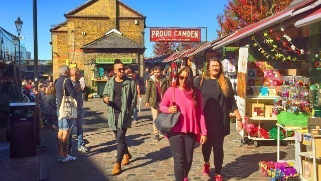 'LONDON WALK | Camden Town incl. Camden Market, Lock and High Street | England'