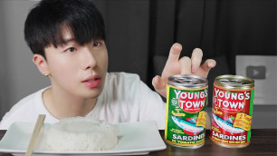 'Korean Tries Sardines in Can ｜Filipino Food'