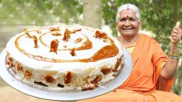 'Butterscotch Cake Without Oven | Granny Special Cake Recipe | Caramel Cake | Myna Street Food'