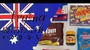 'TRYING AUSTRALIAN FOODS! // What do I think of Australia\'s Iconic Foods?'