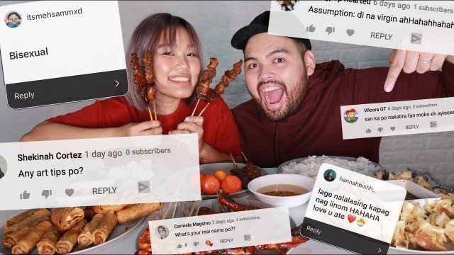 'Q&A + PINOY FOOD MUKBANG! | TOONCEELOG'