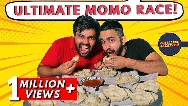 'Momos Challenge at Dolma Aunty | Best Momos in Delhi | Indian Street Food | Challenge Accepted #29'