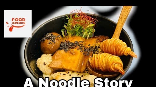 'A Noodle Story First Singapore Ramen Style with Michelin Awarded I Singapore Hawker I Food Leveling'