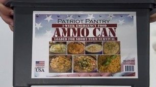 'ammo can food'