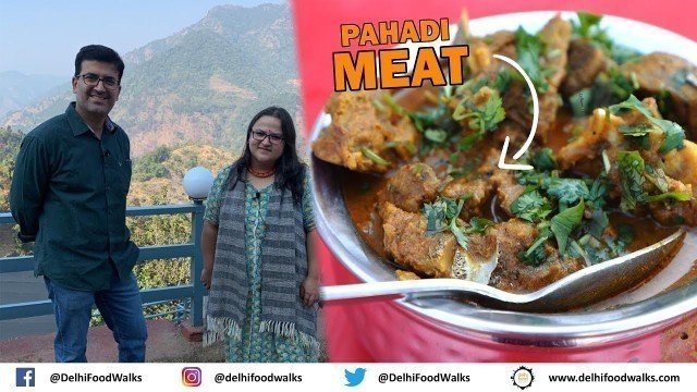 'PAHADI NON VEG FOOD - BHUTWA (SPICY OFFAL / Organ Meats) + Pahadi MUTTON + ROAT + Jhangore Ki KHEER'