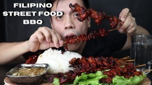 'Filipino street food BBQ MUKBANG'