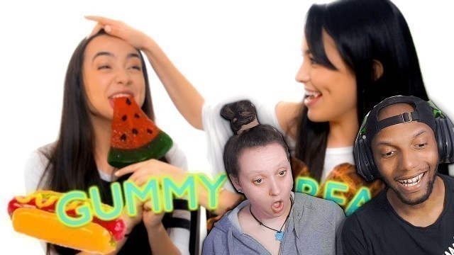 'Gummy Food vs Real Food Challenge - Merrell Twins (Reaction)'