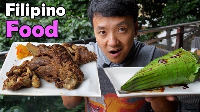 'First Time Trying TRADITIONAL Filipino Food'